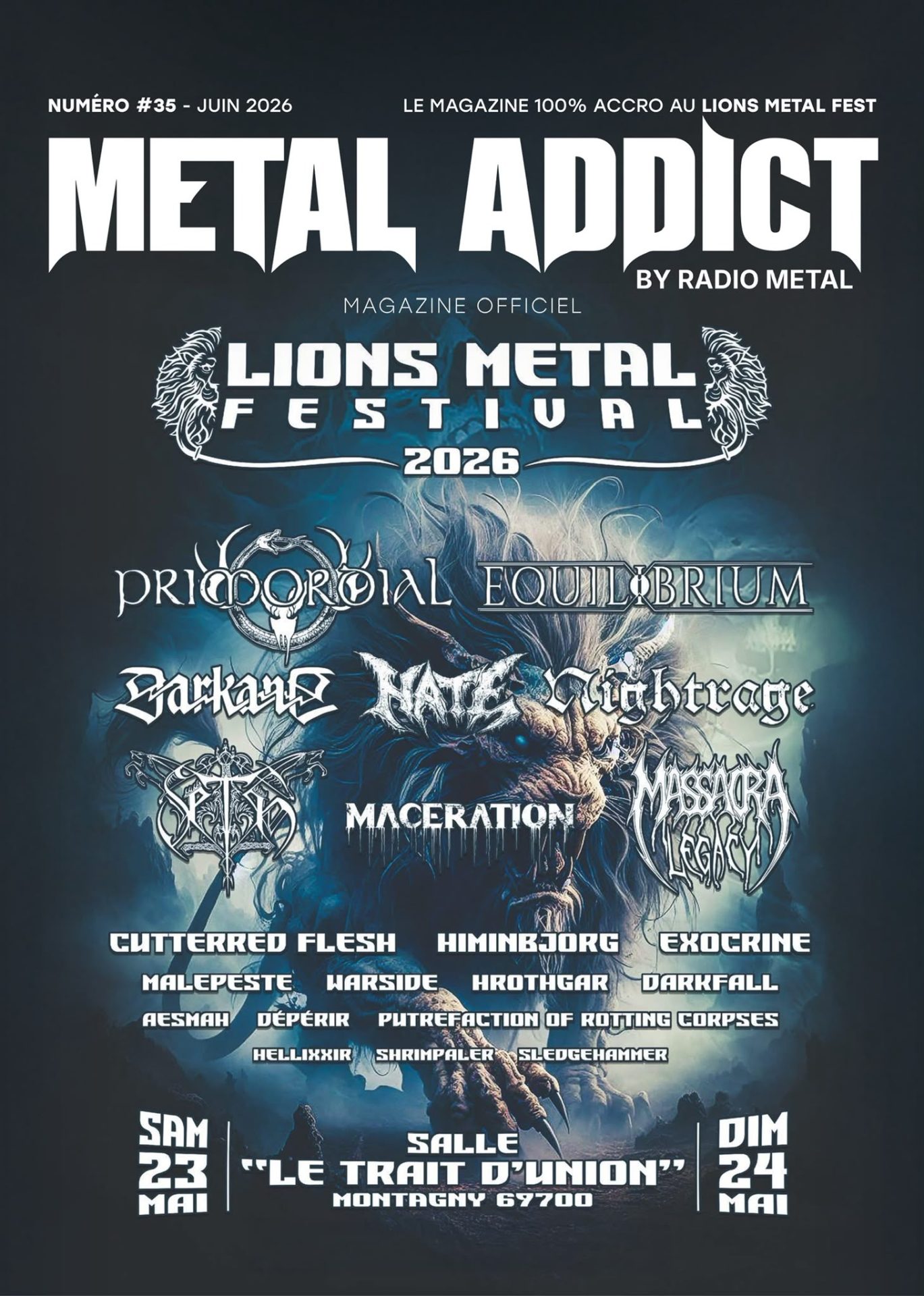 Numéro 35 : Édition Spéciale Lions Metal Fest 2026 + goodies (+ concours pass VIP 2027 !)